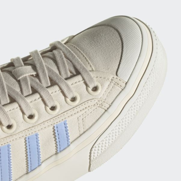 Adidas Nizza Plate-forme Chaussures Bleu Aube