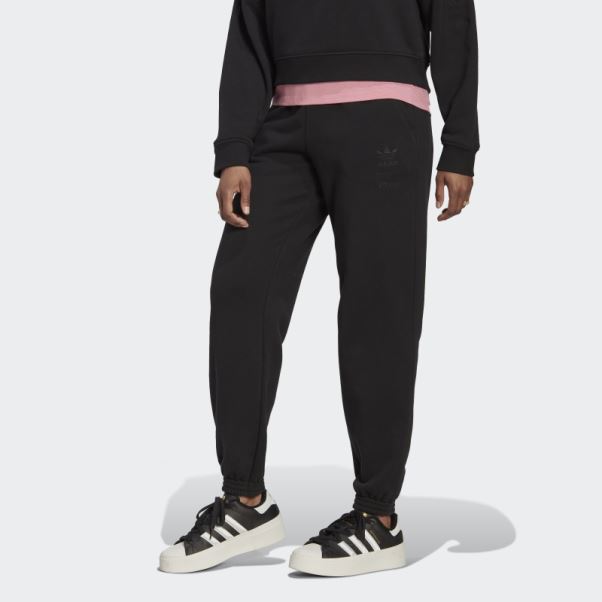 Adidas Pantalon De Jogging Disney Noir à Revers