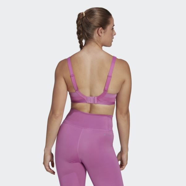 Soutien-gorge D'entraînement à Maintien élevé Tlrd Impact Luxe Lilas Adidas