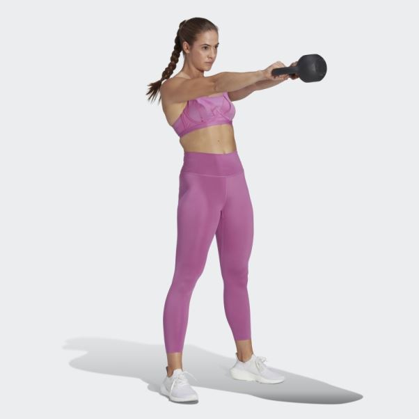 Soutien-gorge D'entraînement à Maintien élevé Tlrd Impact Luxe Lilas Adidas