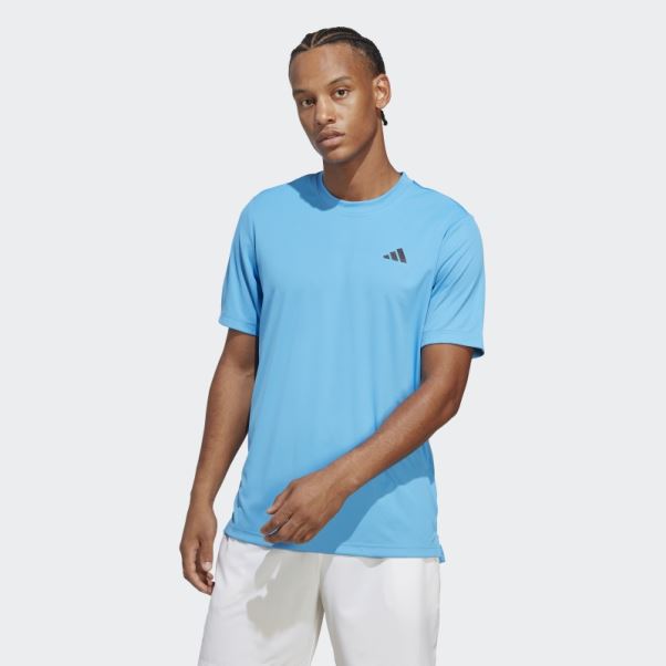 Tee Shirt Tennis Adidas Club Bleu