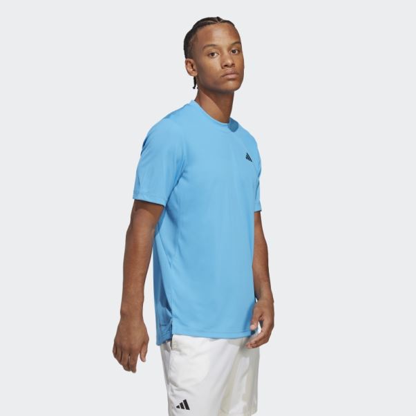 Tee Shirt Tennis Adidas Club Bleu