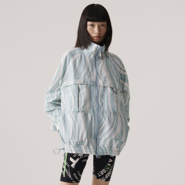 Adidas By Stella Mccartney Truecasuals Imprimé Tracktop Mode Blanc
