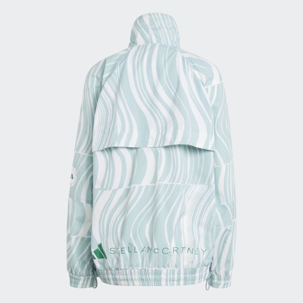 Adidas By Stella Mccartney Truecasuals Imprimé Tracktop Mode Blanc