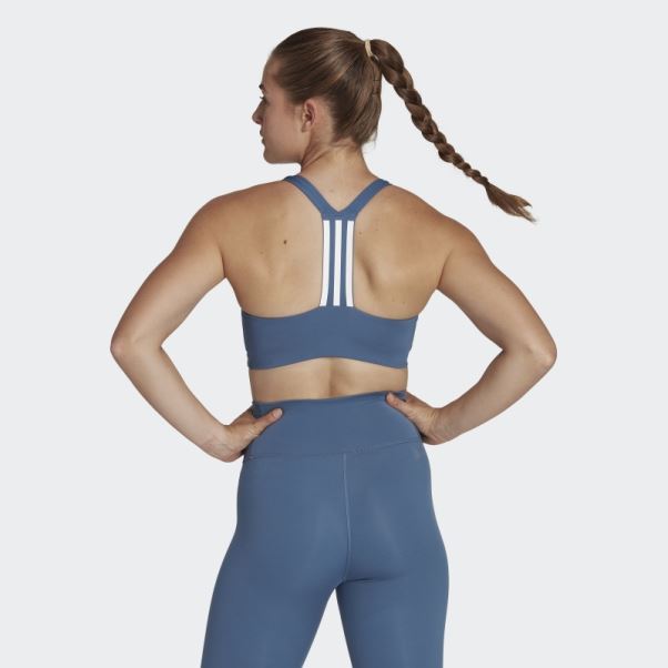 Soutien-gorge à Maintien Moyen Adidas Powerimpact Training Acier