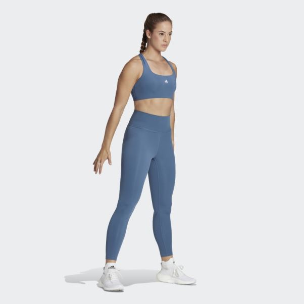 Soutien-gorge à Maintien Moyen Adidas Powerimpact Training Acier