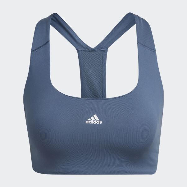 Soutien-gorge à Maintien Moyen Adidas Powerimpact Training Acier