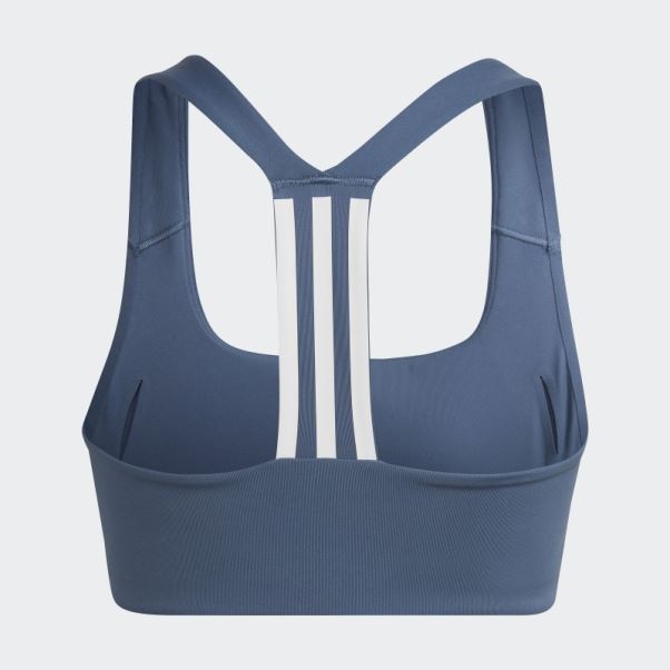 Soutien-gorge à Maintien Moyen Adidas Powerimpact Training Acier