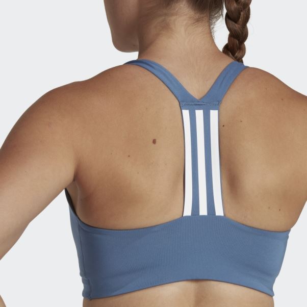 Soutien-gorge à Maintien Moyen Adidas Powerimpact Training Acier
