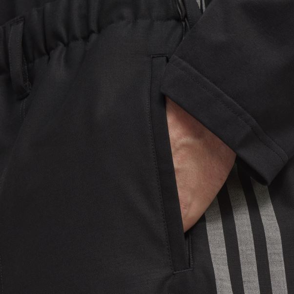 Y-3 Short Ajusté En Laine Raffinée à 3 Bandes Adidas