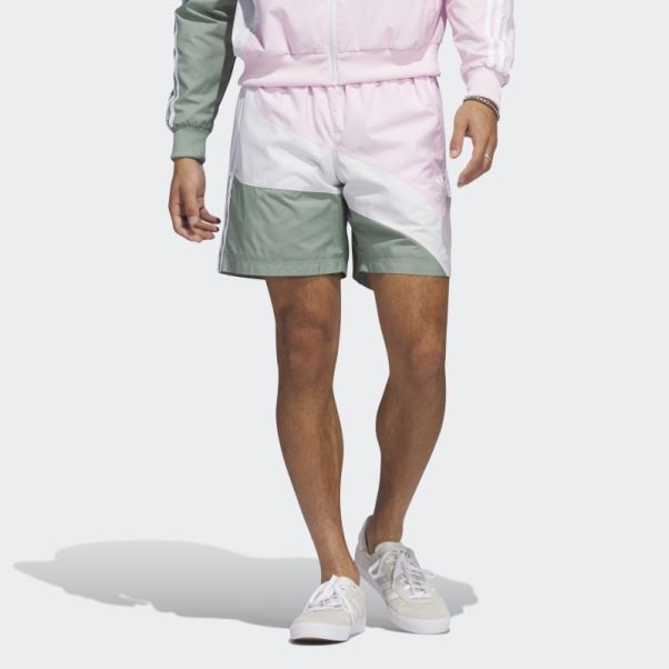 Short Adidas Swirl Tissé Rose