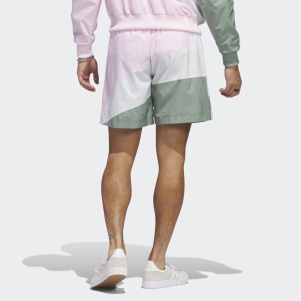 Short Adidas Swirl Tissé Rose