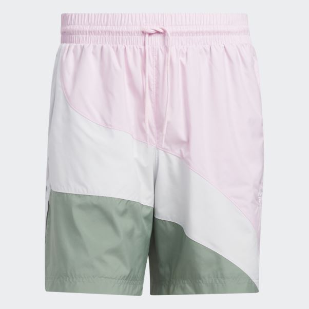 Short Adidas Swirl Tissé Rose