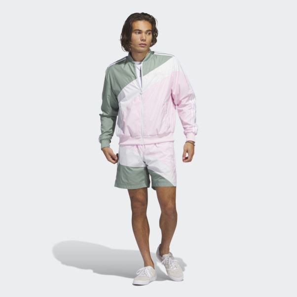 Short Adidas Swirl Tissé Rose