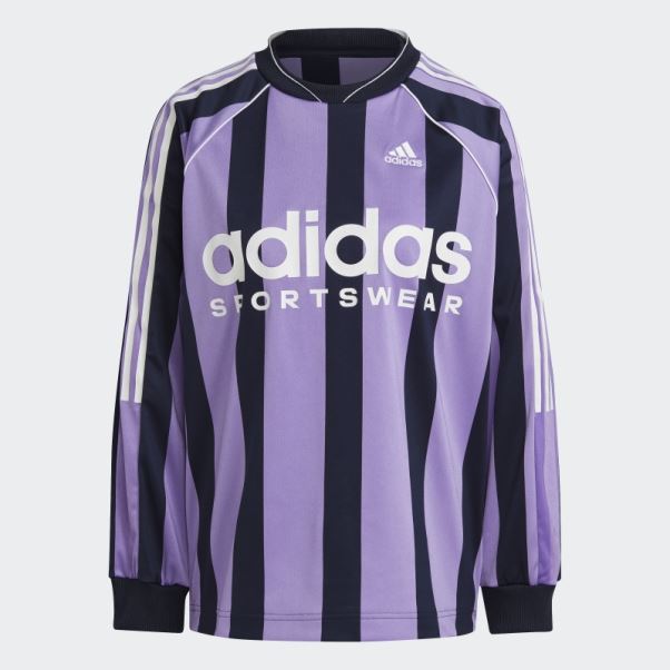 Maillot Manches Longues Adidas Jacquard Violet