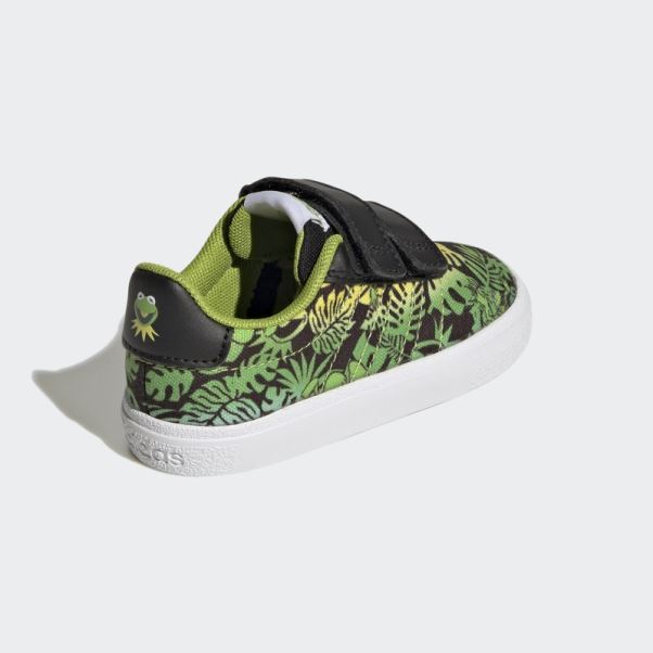Adidas X Disney Vulc Raid3r Slip-on Muppets Chaussures à Crochets Et Boucles Noir Chaud