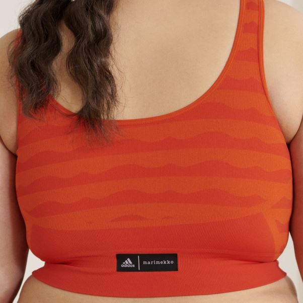 Soutien-gorge à Maintien Léger Adidas Marimekko Aeroknit (grande Taille) Orange