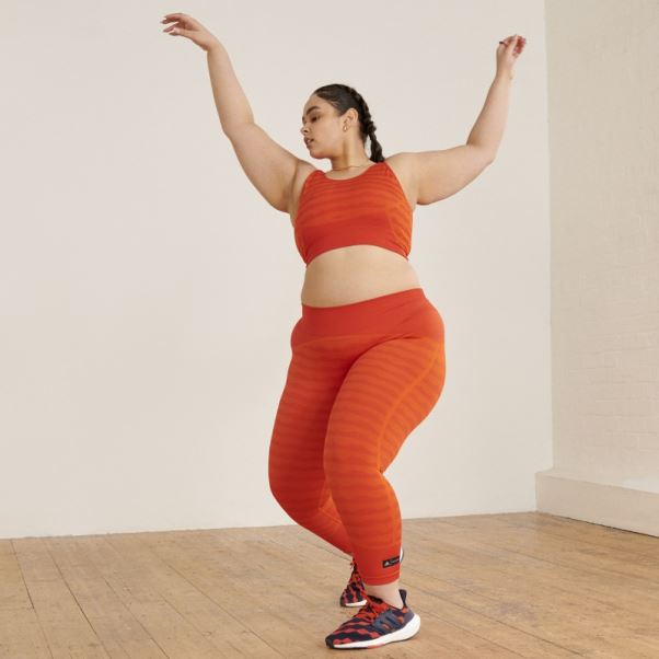 Soutien-gorge à Maintien Léger Adidas Marimekko Aeroknit (grande Taille) Orange