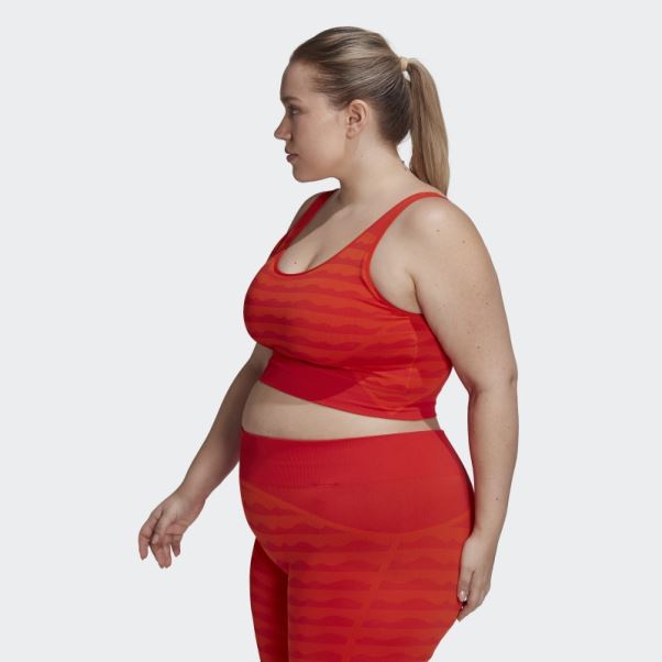 Soutien-gorge à Maintien Léger Adidas Marimekko Aeroknit (grande Taille) Orange