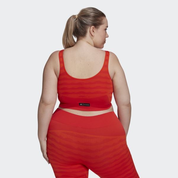 Soutien-gorge à Maintien Léger Adidas Marimekko Aeroknit (grande Taille) Orange