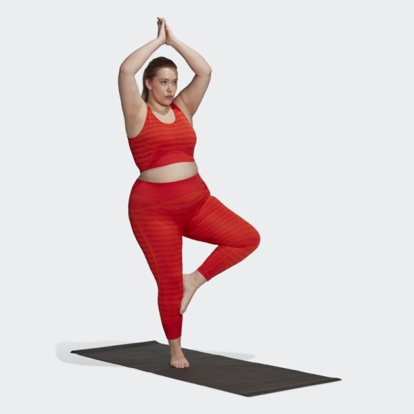 Soutien-gorge à Maintien Léger Adidas Marimekko Aeroknit (grande Taille) Orange