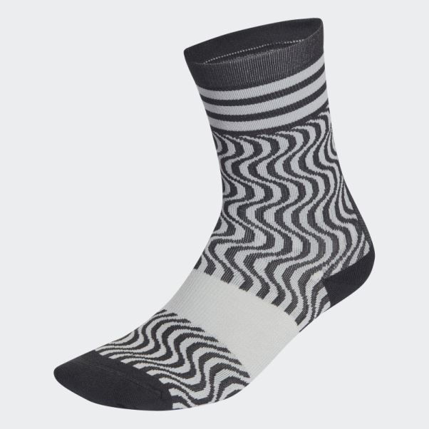 Adidas By Stella Mccartney Crew Chaussettes Noires Mode
