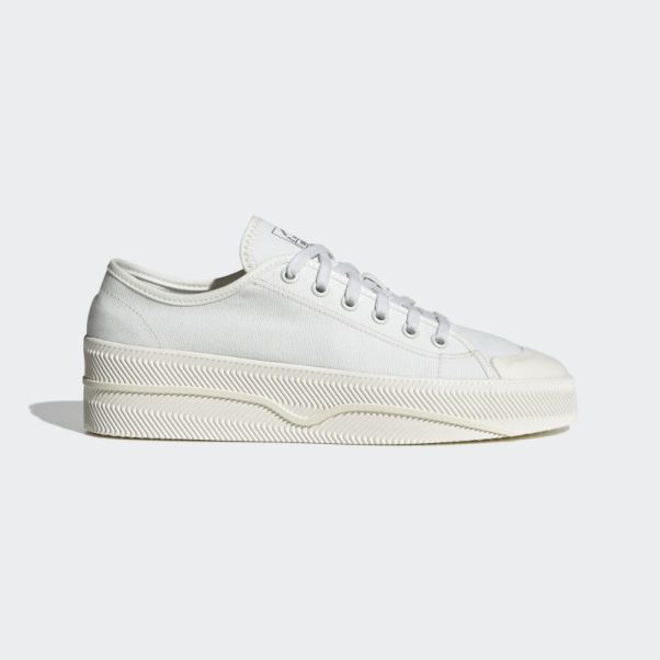 Nizza 2 Low Chaussures Blanc Adidas
