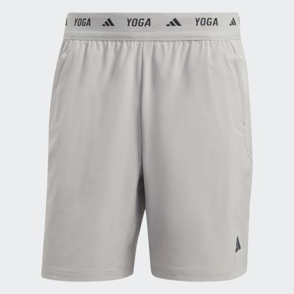Short Adidas Yoga Training 2-en-1 Gris Uni Mgh