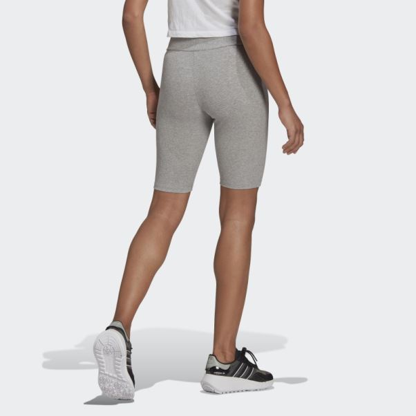Collants Courts Adicolor Essentials Gris Moyen Adidas