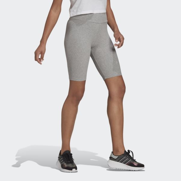 Collants Courts Adicolor Essentials Gris Moyen Adidas