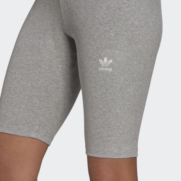 Collants Courts Adicolor Essentials Gris Moyen Adidas