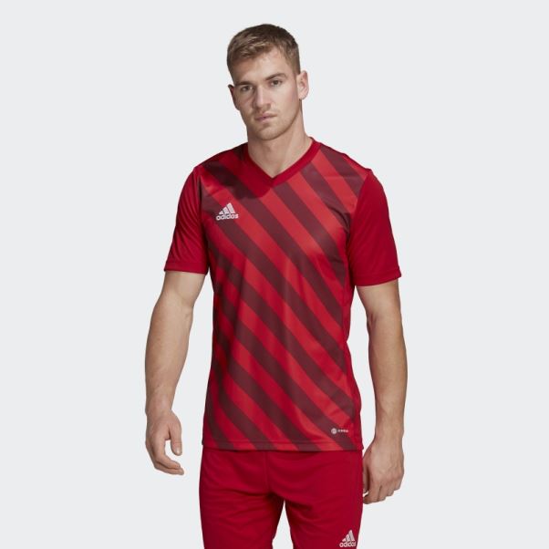 Maillot Graphique Adidas Entrada 22 Rouge