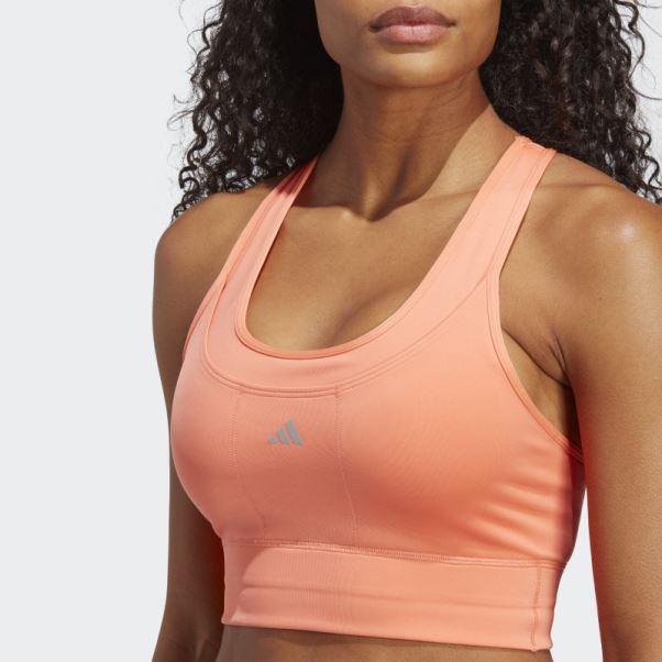 Soutien-gorge De Course à Maintien Moyen Adidas Corail