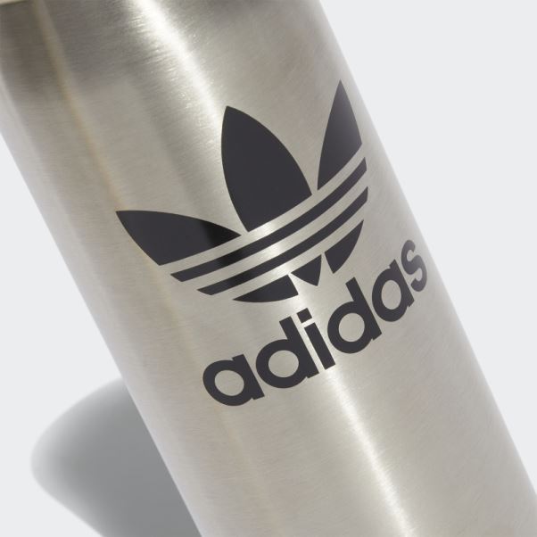 Bidon En Métal Adidas Acier 600 Ml Noir