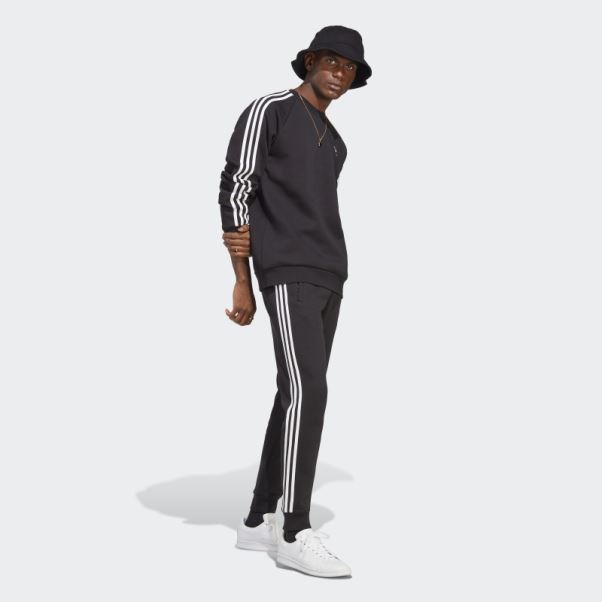 Sweat Adidas Adicolor Classics Crew 3-stripes Noir