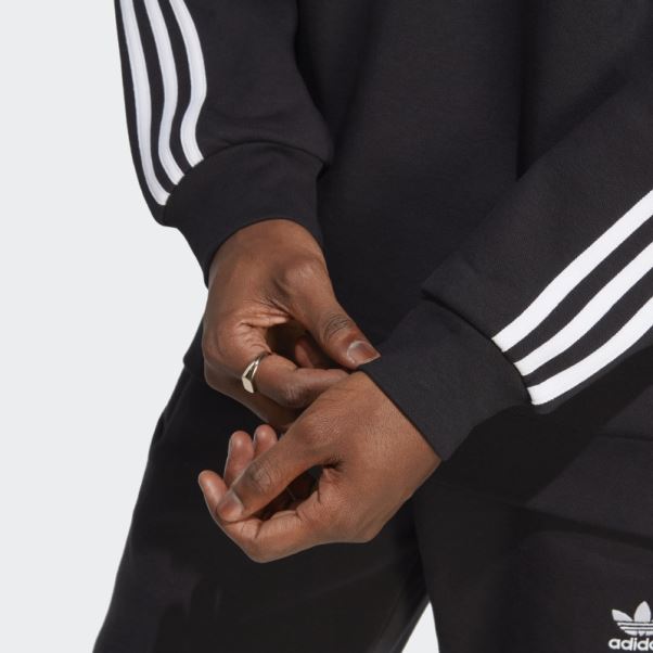 Sweat Adidas Adicolor Classics Crew 3-stripes Noir