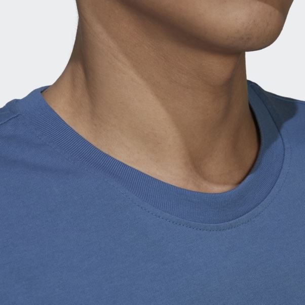 Adidas Aventure Mountain Front T-shirt Mode Altéré Bleu