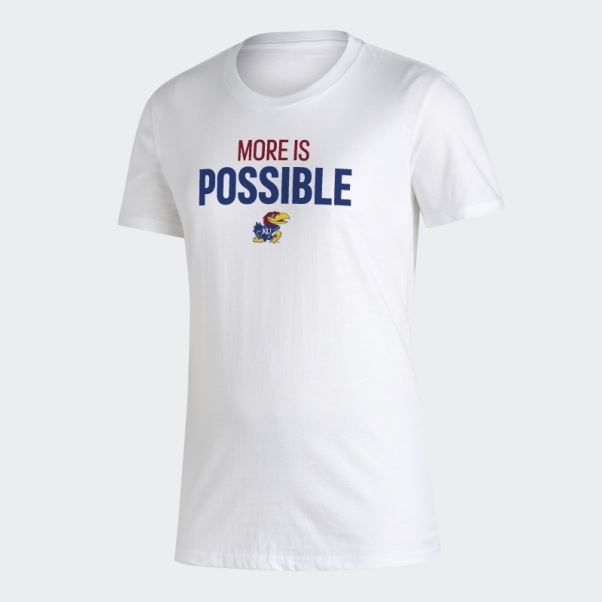 T-shirt Amplificateur Jayhawks Blanc Adidas