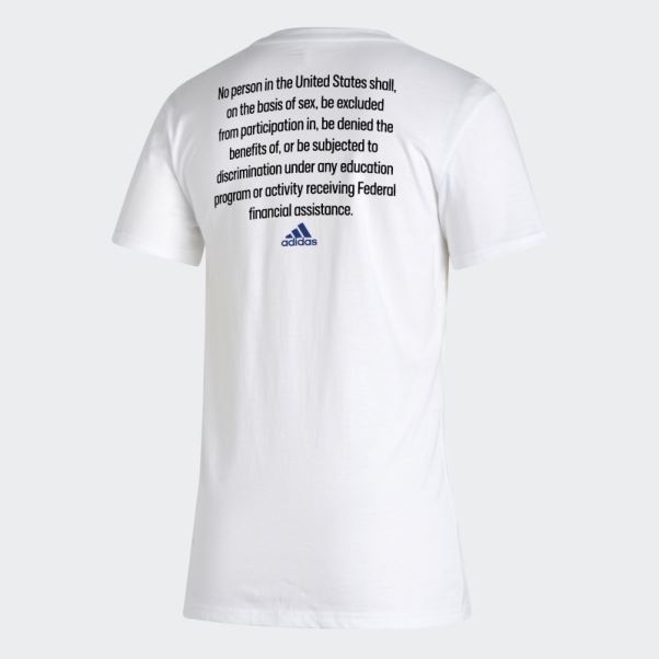 T-shirt Amplificateur Jayhawks Blanc Adidas