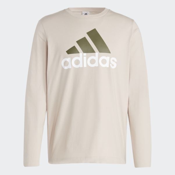 T-shirt à Manches Longues Adidas Essentials Taupe