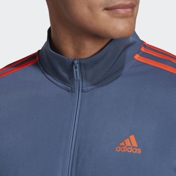 Veste De Survêtement Essentials Warm-up 3 Bandes Acier Adidas