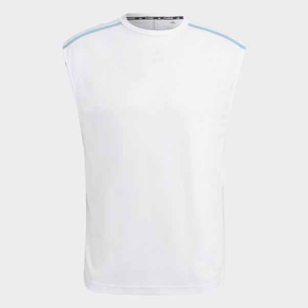 Débardeur De Base D'entraînement Blanc Adidas