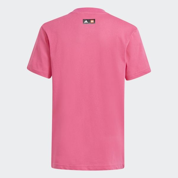T-shirt Graphique Adidas X Lego Real Magenta Chaud