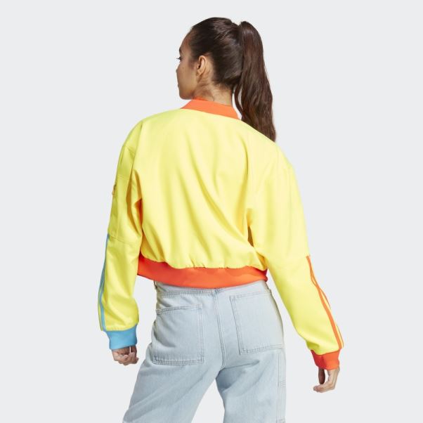 Veste Bomber Kidcore Adidas Jaune