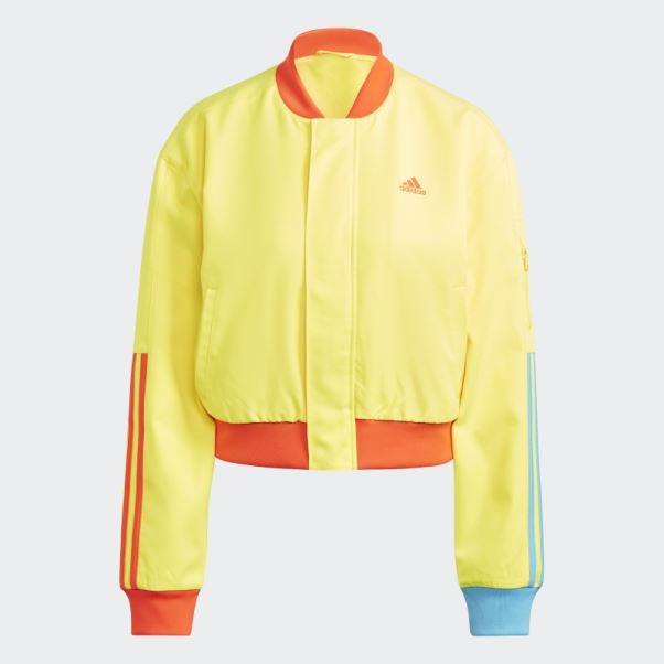 Veste Bomber Kidcore Adidas Jaune