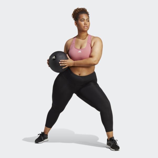 Optime Stash Pocket Training 7/8 Leggings (taille Plus) Adidas Noir