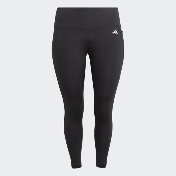 Optime Stash Pocket Training 7/8 Leggings (taille Plus) Adidas Noir