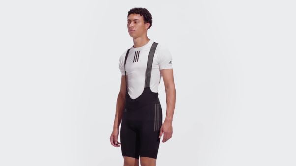 Le Cuissard à Bretelles Rembourré Adiventure Adidas Noir