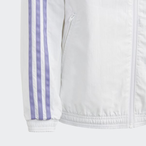 Veste Hymne Du Real Madrid Adidas Blanche