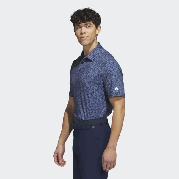 Polo De Golf Imprimé Ultimate365 Bleu Marine Adidas